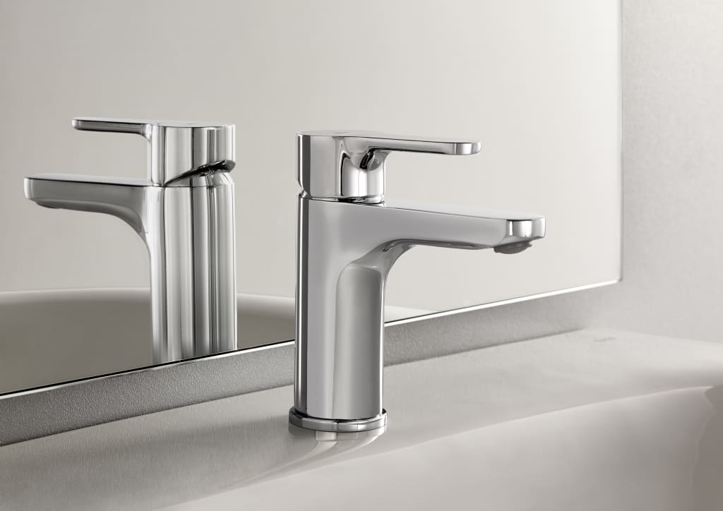 Roca Smooth Body Single-Lever Basin Faucet, Cold Start, XL handle, 1.2 gpm - Image 4