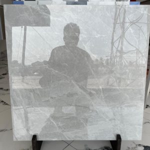 60/60 polished tiles with subtle marble effect