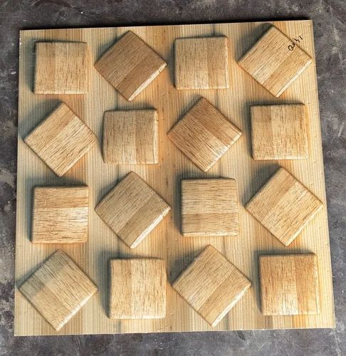 Wood Block 3D Polished Porcelain Floor & Wall Tile
