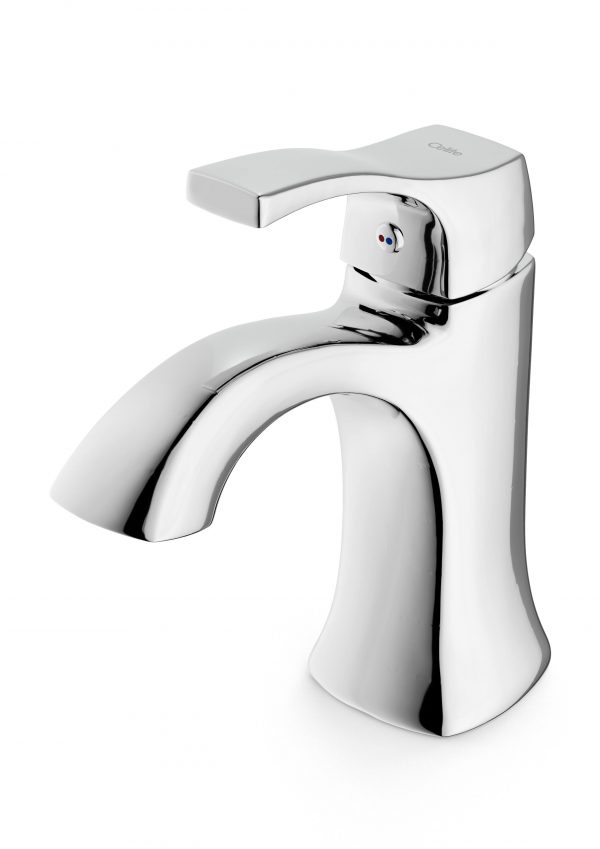 Austin Single-Lever Basin Faucet — Deck-Mounted Chrome Mixer with Pop-Up Drain, 1.2 GPM Water-Saving