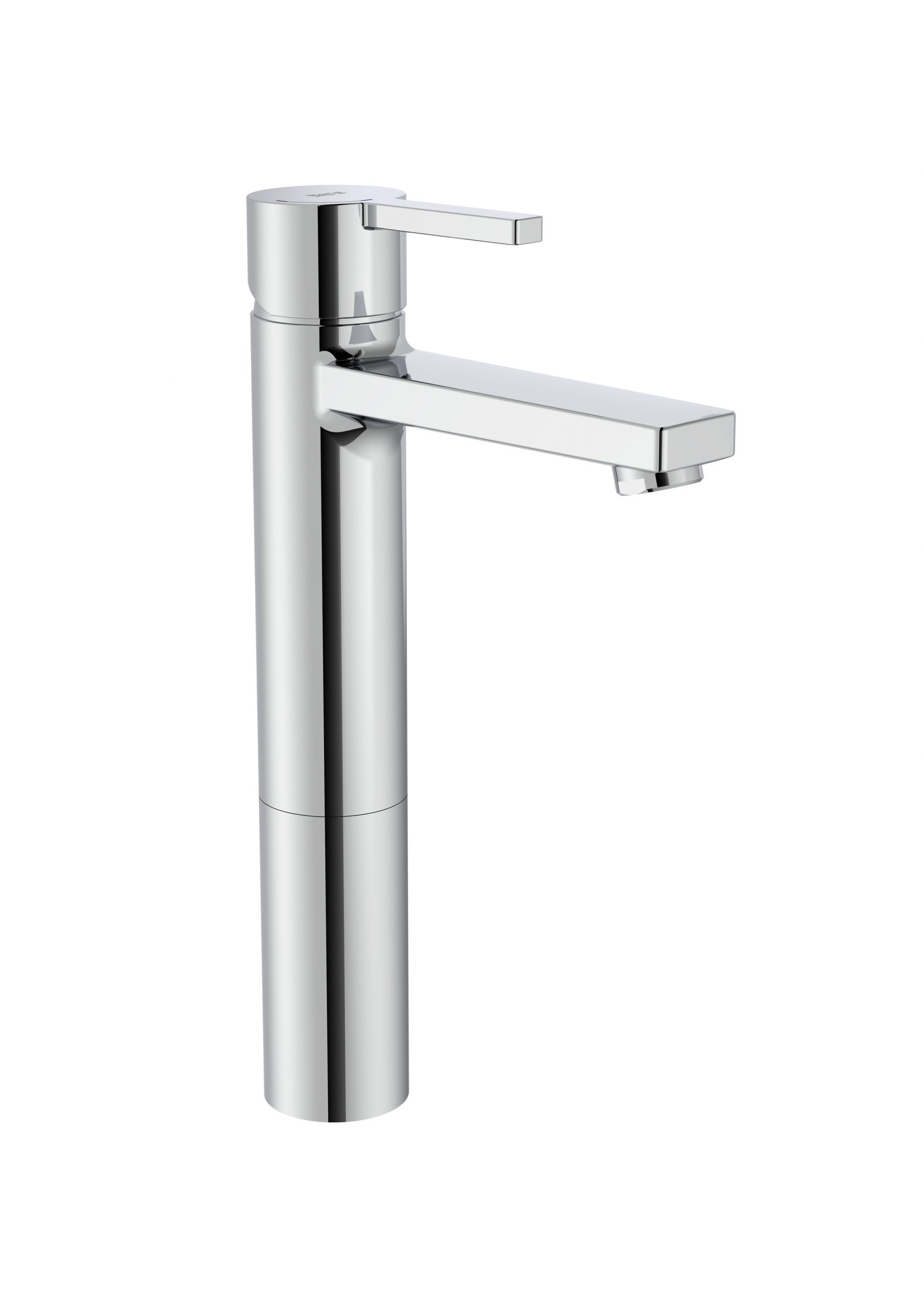 Roca Naia High-Neck Single-Lever Basin Faucet, Cold Start, Click-Clack Waste, Evershine Chrome, 1.2 GPM, ADA Compliant, WaterSense Certified - Image 2