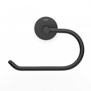Celite City Toilet Paper Holder, Wall-Mounted, Matte Black, No Cover, Fixing Kit Included - Image 3