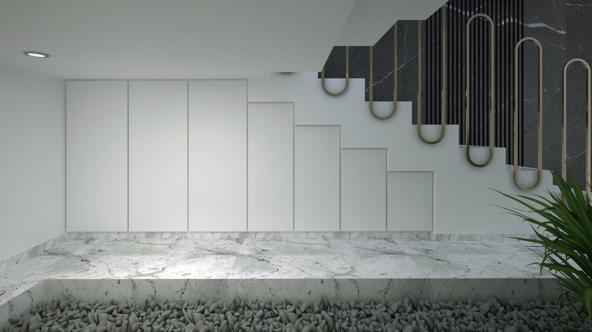 wall in a modern building