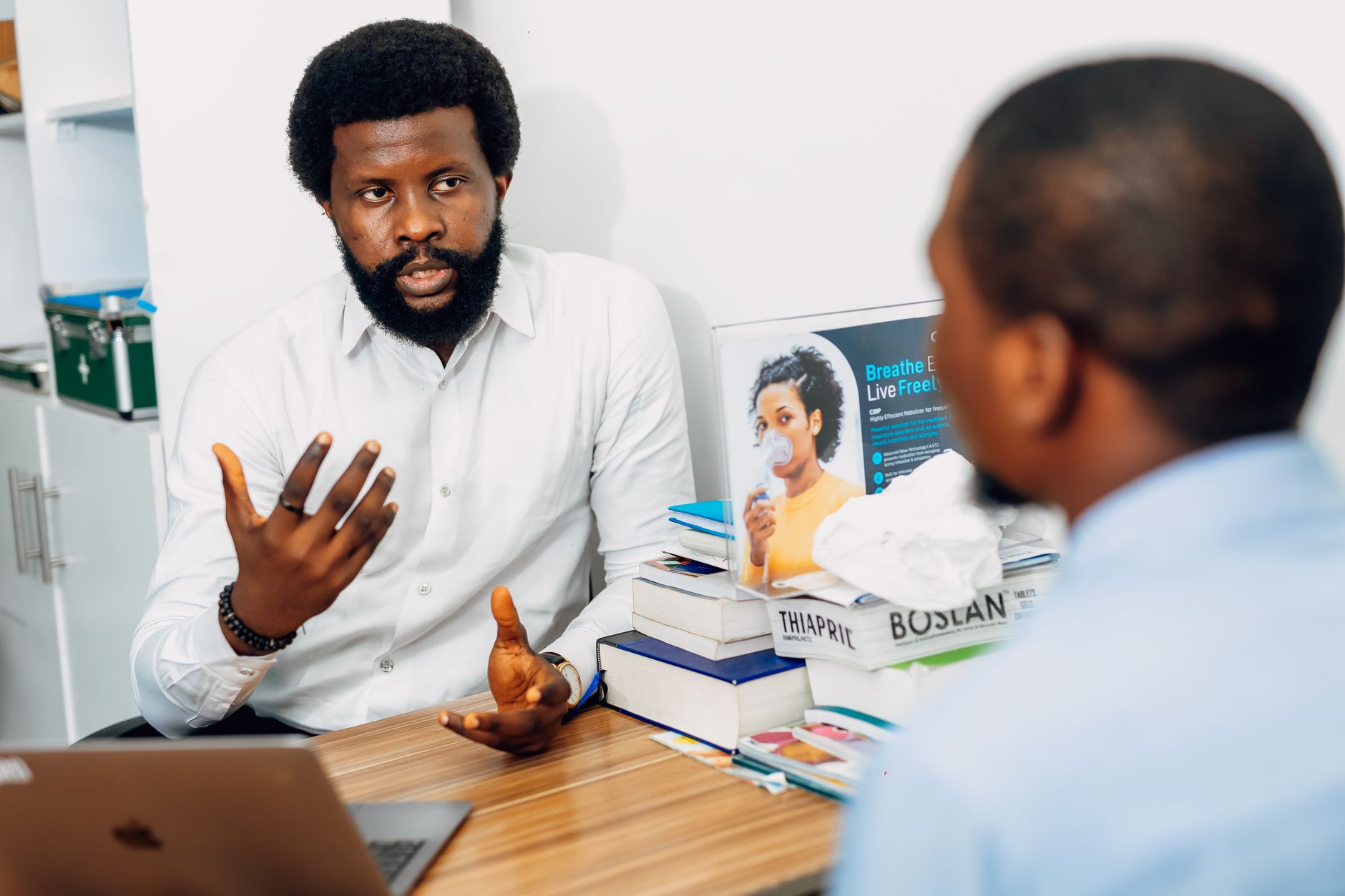 doctor consultation in medical office in lagos